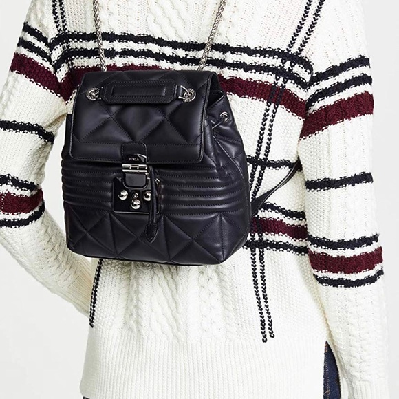 Furla Fortuna Small Black Backpack - Picture 2 of 8